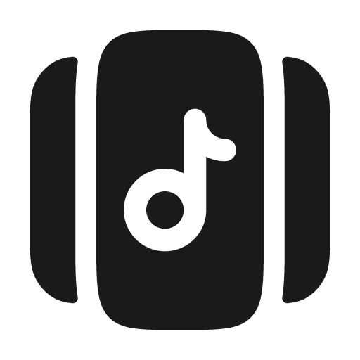 Music note slider bold icon, bold style, from Solar