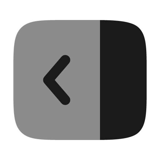 Panel right open bold duotone icon, two-tone style, from Solar