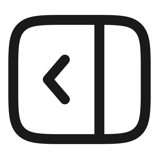Panel right open outline icon, outline style, from Solar