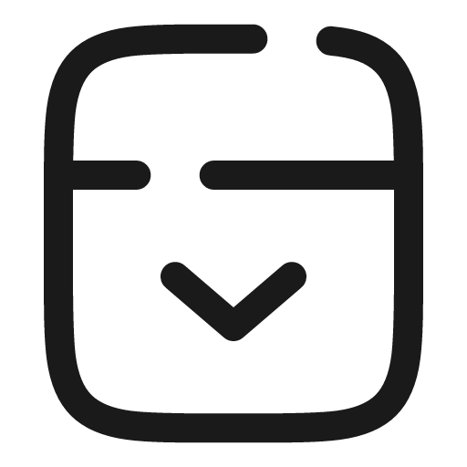 Panel top open broken icon, line style, from Solar