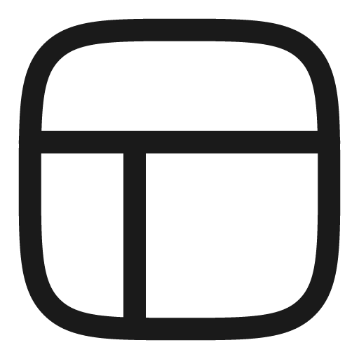 Panels top left outline icon, outline style, from Solar