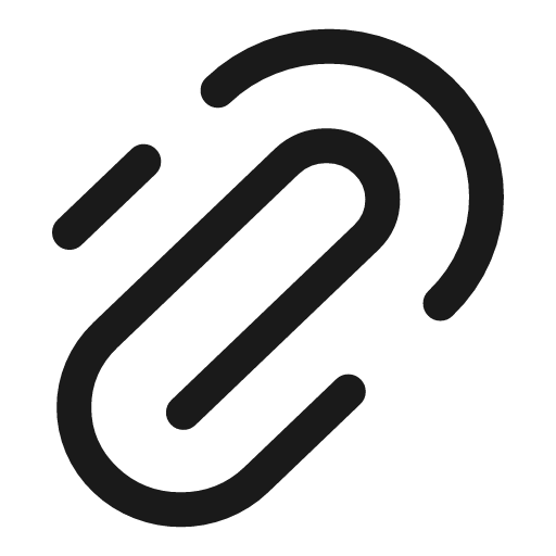 Paperclip broken icon, line style, from Solar