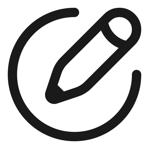 Pen new round linear icon, line style, from Solar