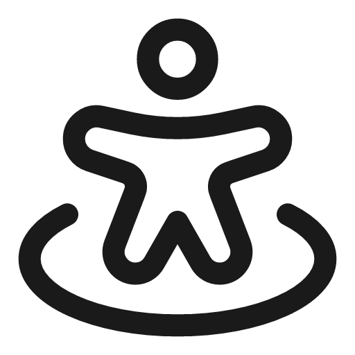 People nearby linear icon, line style, from Solar