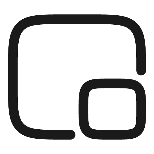 Pip outline icon, outline style, from Solar