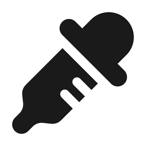 Pipette bold icon, bold style, from Solar