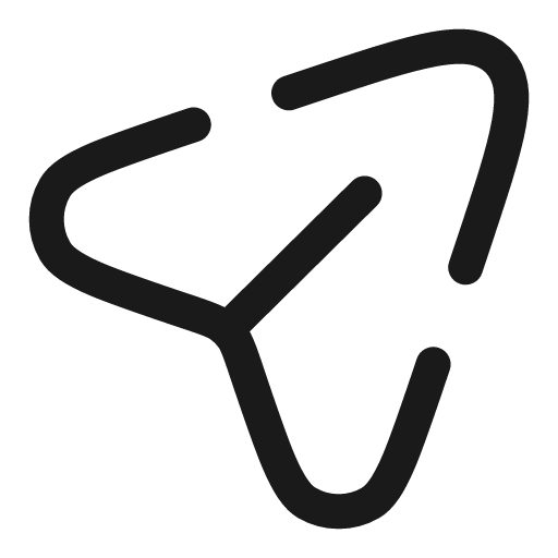 Plane broken icon, line style, from Solar