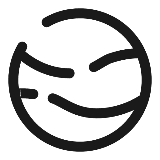 Planet 3 broken icon, line style, from Solar