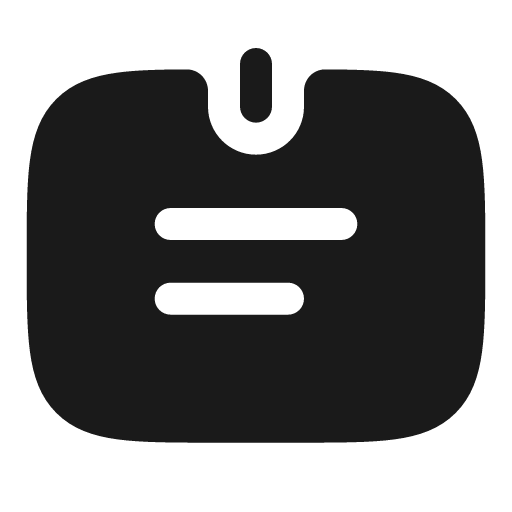 Plate bold icon, bold style, from Solar