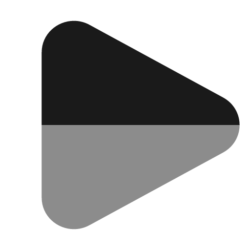 Play bold duotone icon, two-tone style, from Solar