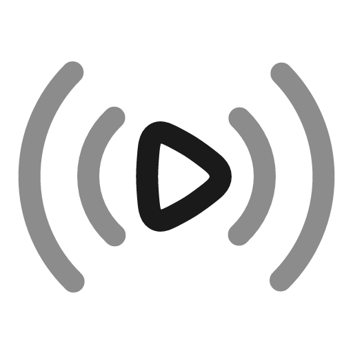 Play stream line duotone icon, two-tone style, from Solar