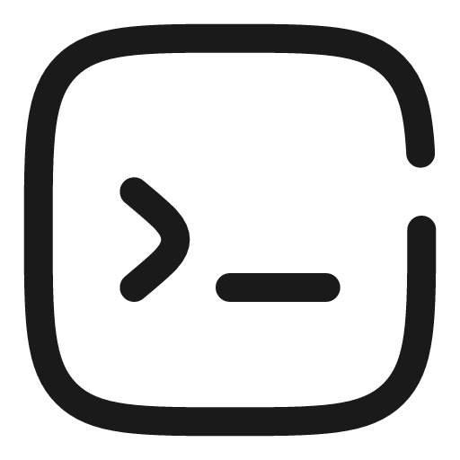Programming broken icon, line style, from Solar