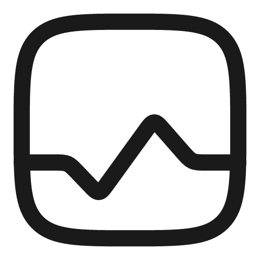 Pulse 2 linear icon, line style, from Solar