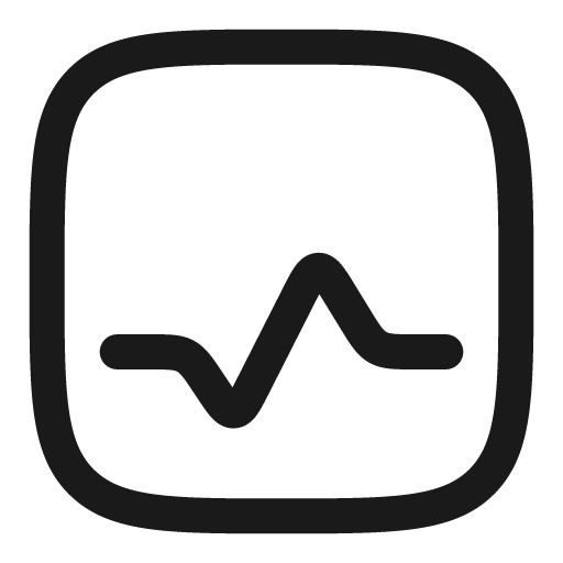 Pulse outline icon, outline style, from Solar