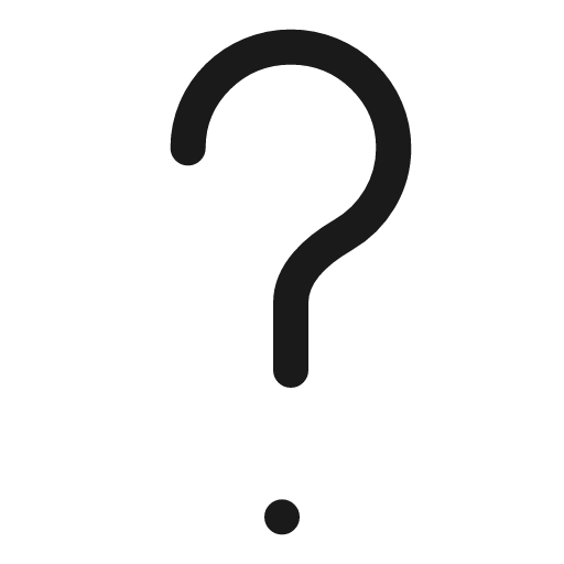 Question mark linear icon, line style, from Solar