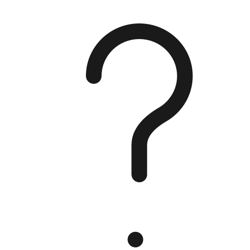 Question mark outline icon, outline style, from Solar