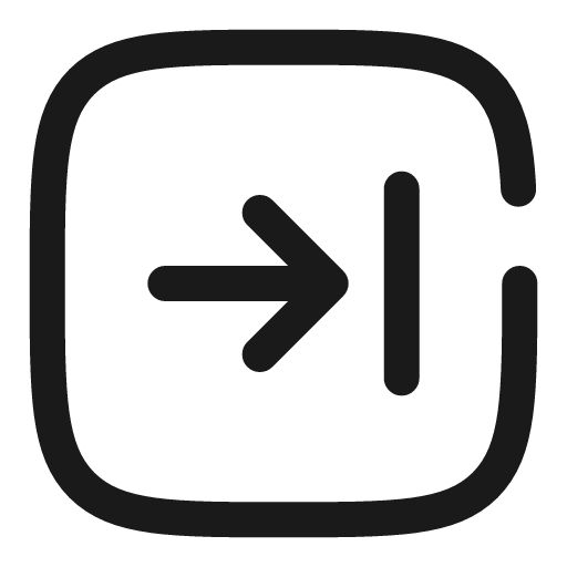 Receive square broken icon, line style, from Solar