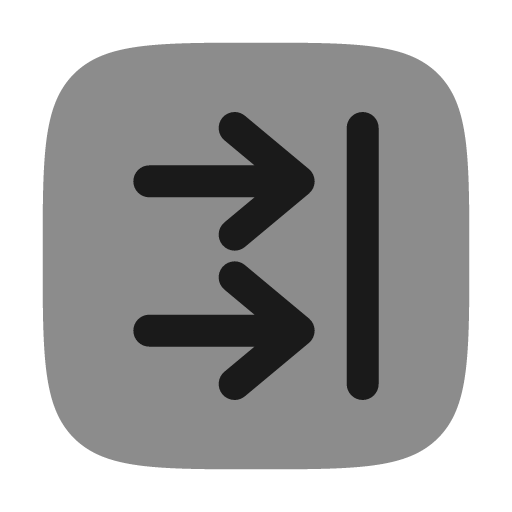 Receive twice square bold duotone icon, two-tone style, from Solar