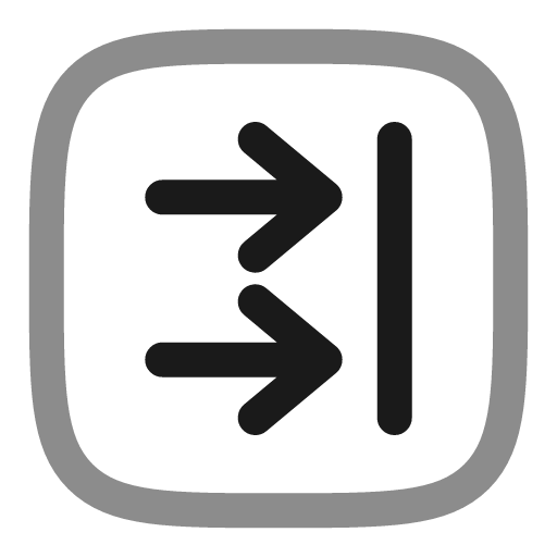 Receive twice square line duotone icon, two-tone style, from Solar