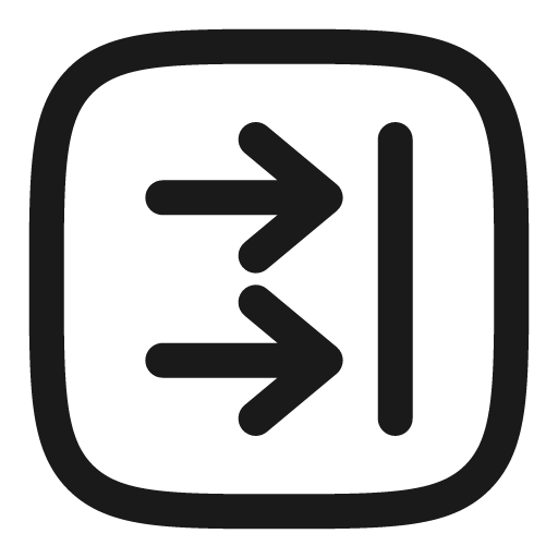 Receive twice square outline icon, outline style, from Solar