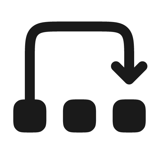 Reorder 2 bold icon, bold style, from Solar
