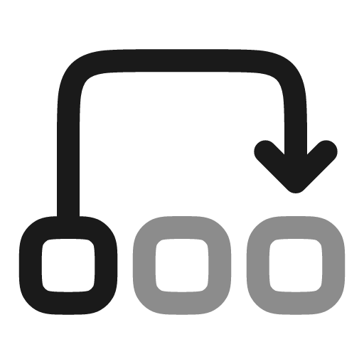 Reorder 2 line duotone icon, two-tone style, from Solar