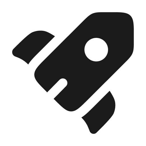 Rocket bold icon, bold style, from Solar