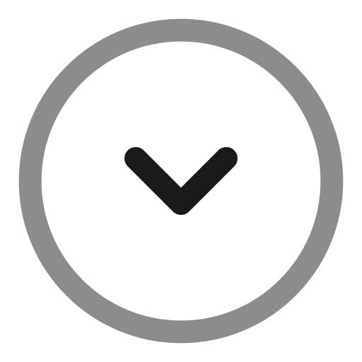 Round alt arrow down line duotone icon, two-tone style, from Solar
