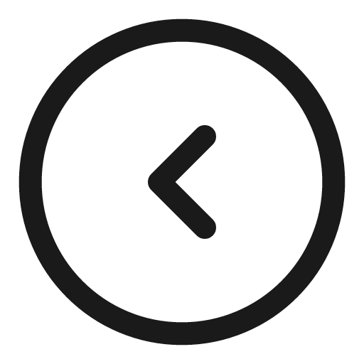 Round alt arrow left linear icon, line style, from Solar