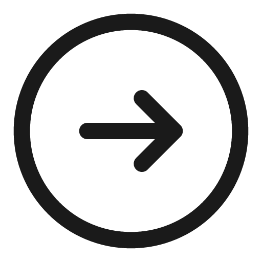 Round arrow right linear icon, line style, from Solar