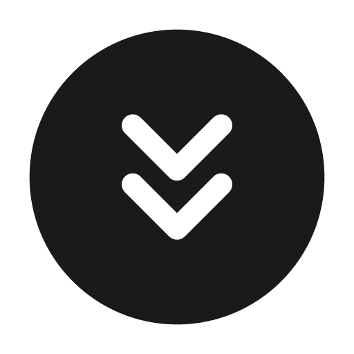 Round double alt arrow down bold icon, bold style, from Solar