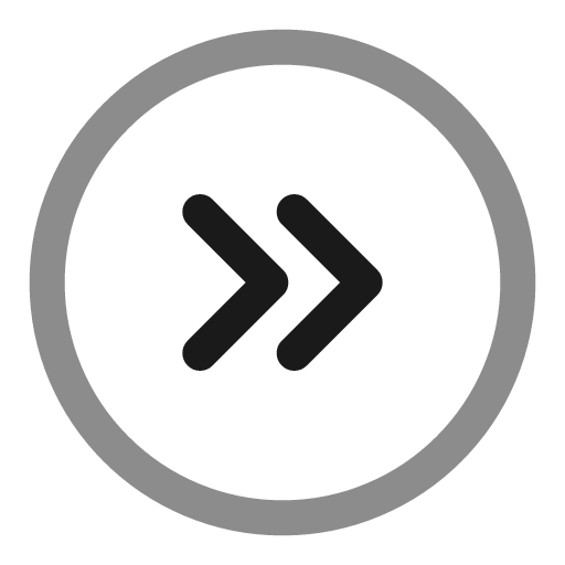 Round double alt arrow right line duotone icon, two-tone style, from Solar
