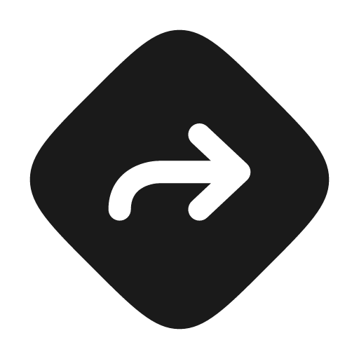 Route bold icon, bold style, from Solar