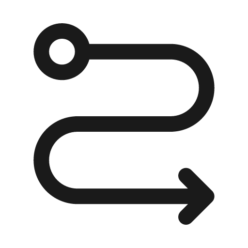 Routing outline icon, outline style, from Solar