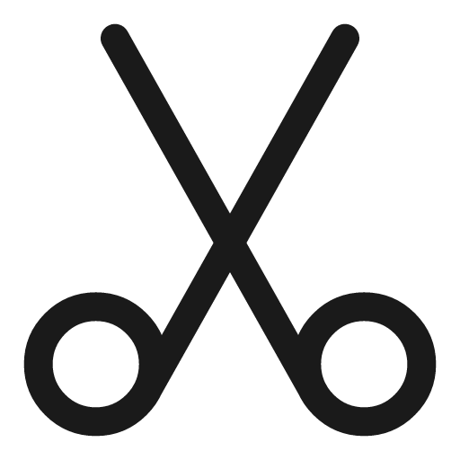 Scissors linear icon, line style, from Solar