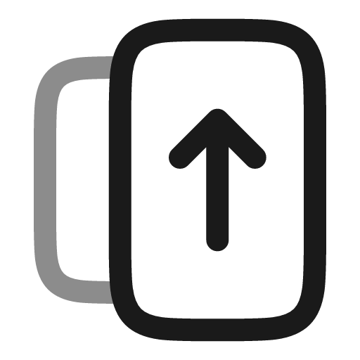 Screen share line duotone icon, two-tone style, from Solar