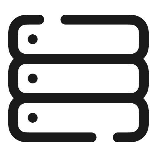 Server minimalistic broken icon, line style, from Solar