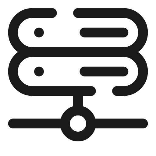 Server path broken icon, line style, from Solar