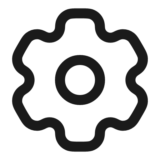 Settings linear icon, line style, from Solar