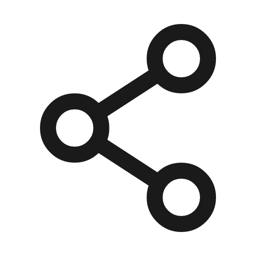 Share linear icon, line style, from Solar