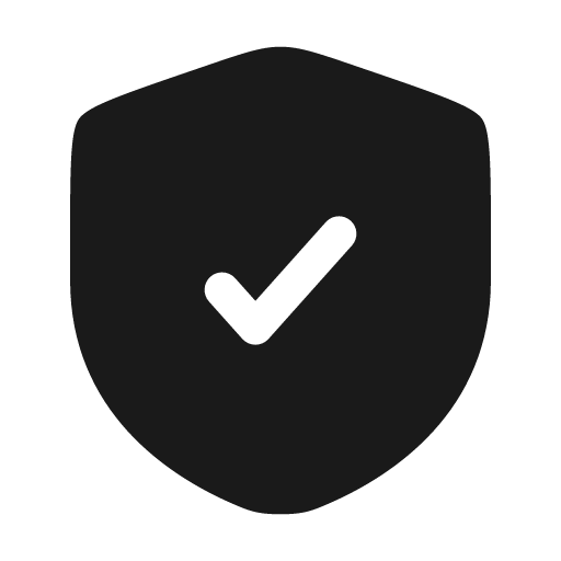 Shield check bold icon, bold style, from Solar