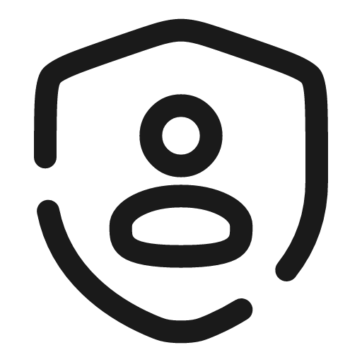 Shield user broken icon, line style, from Solar