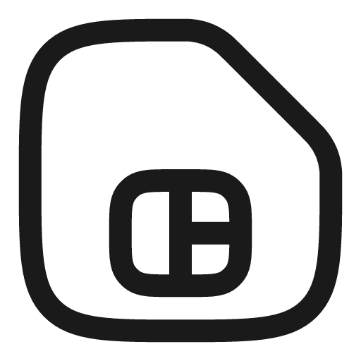 Sim card linear icon, line style, from Solar