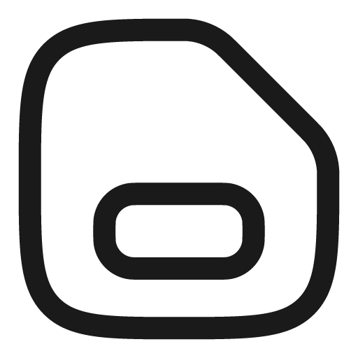 Sim card minimalistic outline icon, outline style, from Solar