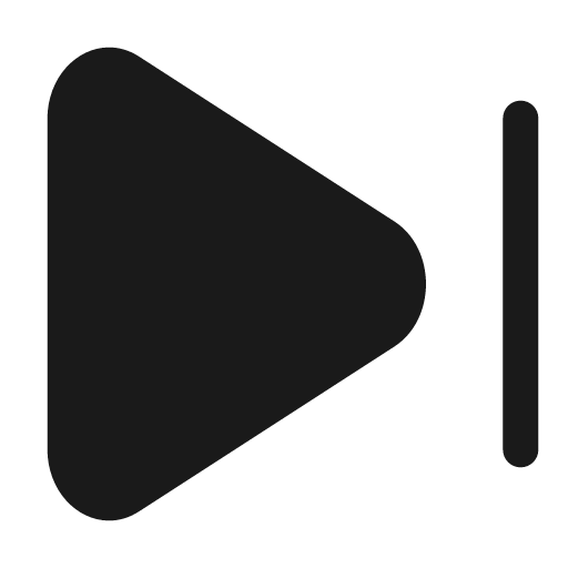Skip next bold icon, bold style, from Solar
