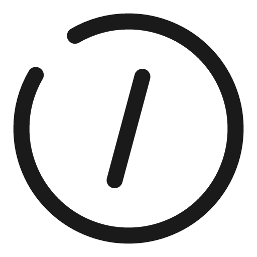 Slash circle broken icon, line style, from Solar