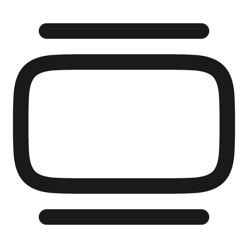 Slider minimalistic horizontal linear icon, line style, from Solar
