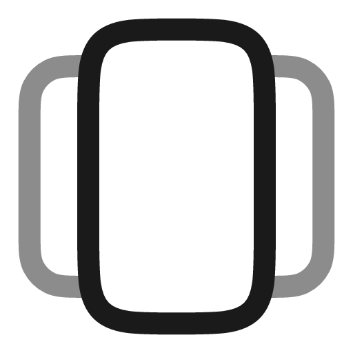 Slider vertical line duotone icon, two-tone style, from Solar