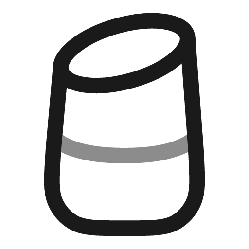 Smart speaker 2 line duotone icon, two-tone style, from Solar