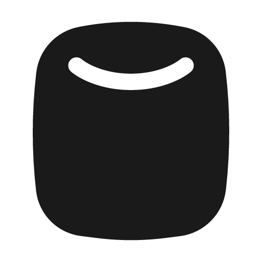 Smart speaker minimalistic bold icon, bold style, from Solar